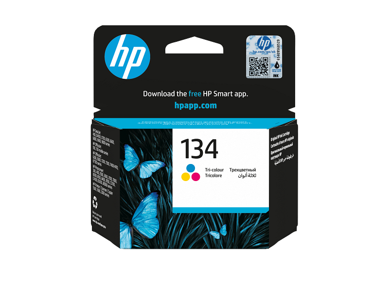 HP 134 Tri-Color Original Ink Cartridge C9363-80252 C9363HE_M1751958